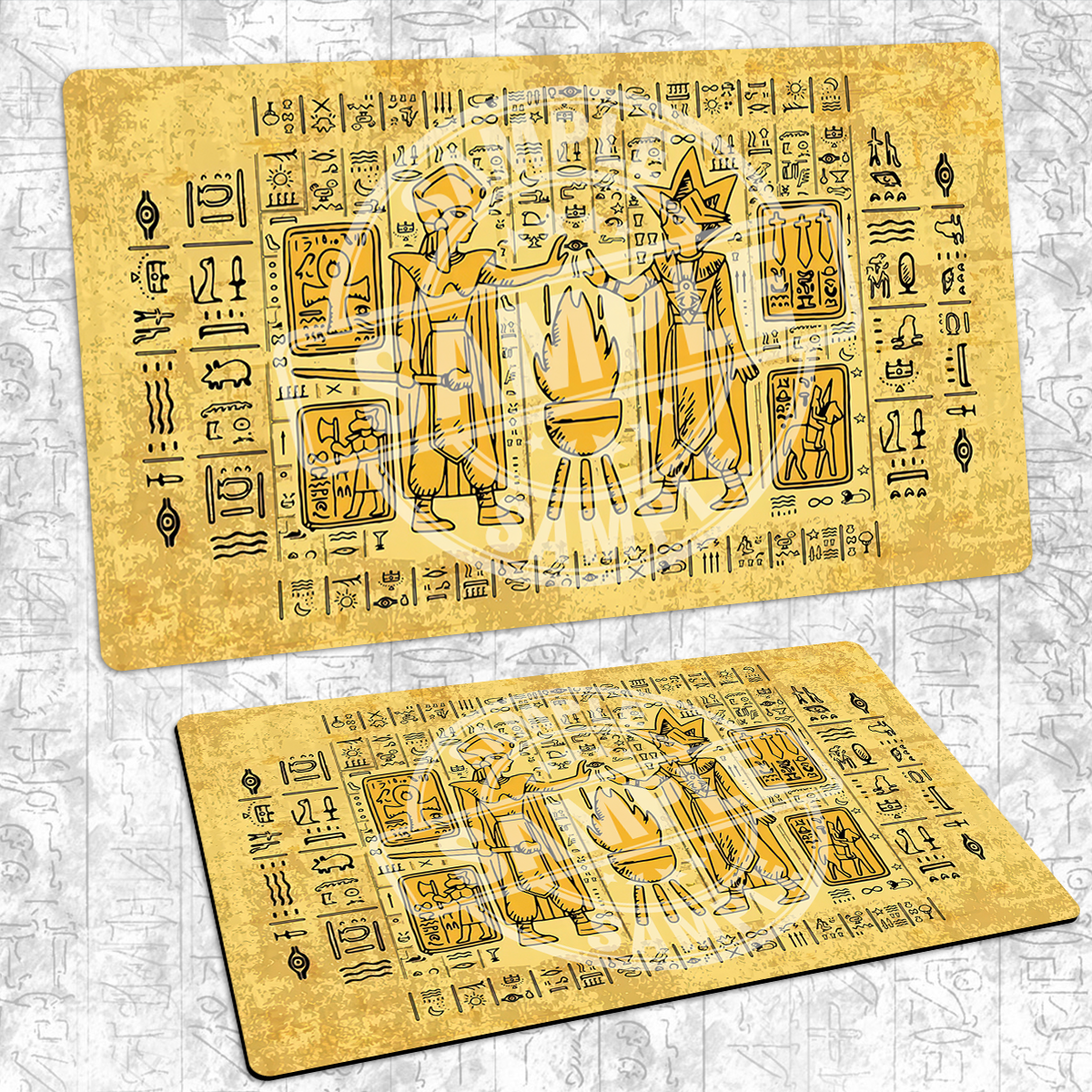 Egyptian Atem x Seto | Custom Playmat