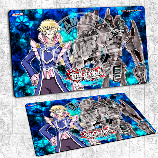 Dr. Vellian Crowler x Ancient Gear Golem | Custom Playmat