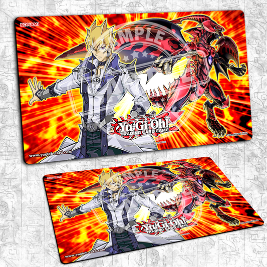 Jack Atlas x Red Nova Dragon | Custom Playmat