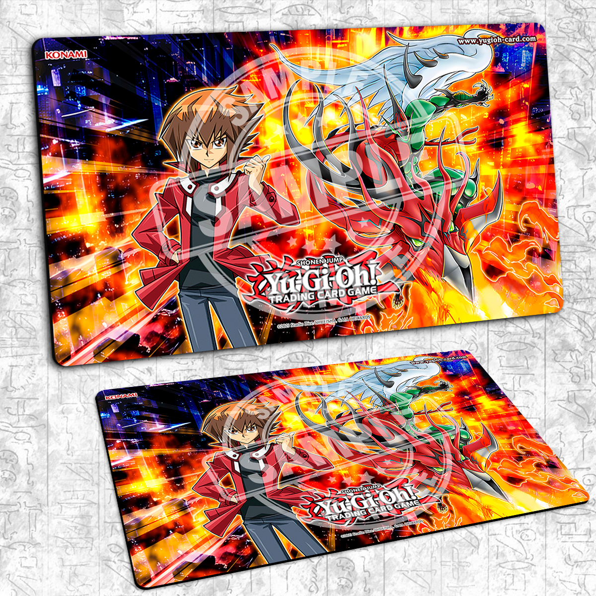 Jaden Yuki x Elemental HERO Flame Wing | Custom Playmat