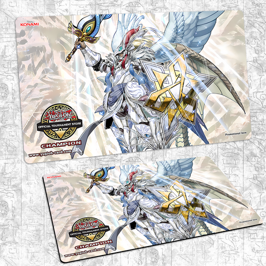 Master Peace, the True Dracoslaying King | Custom Playmat