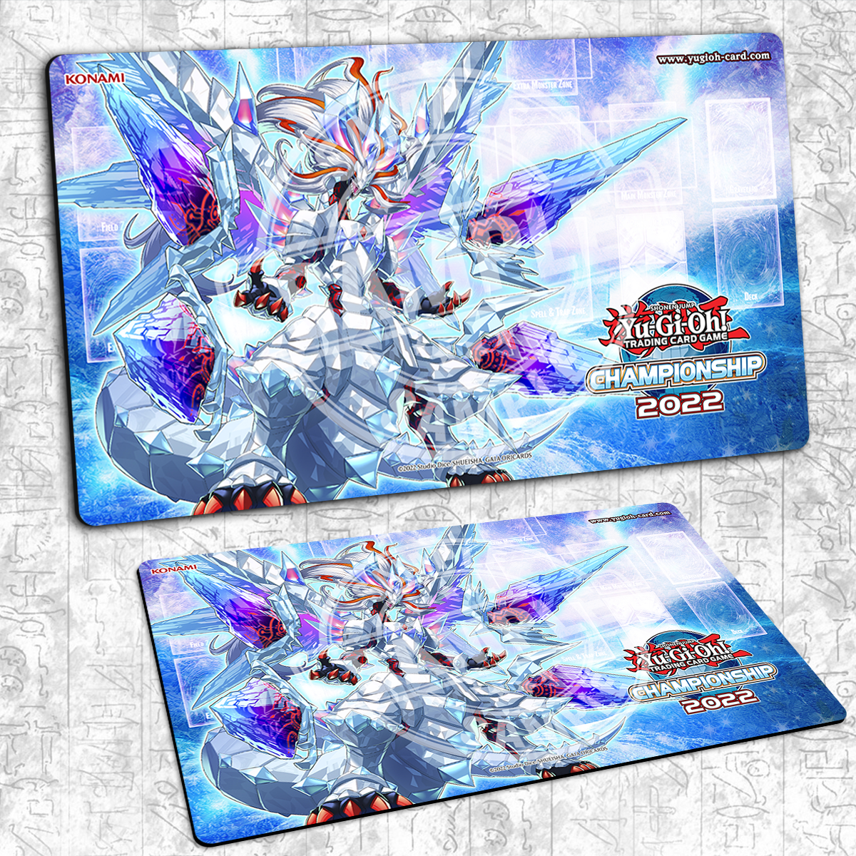 Mirrorjade the Iceblade Dragon | Custom Playmat