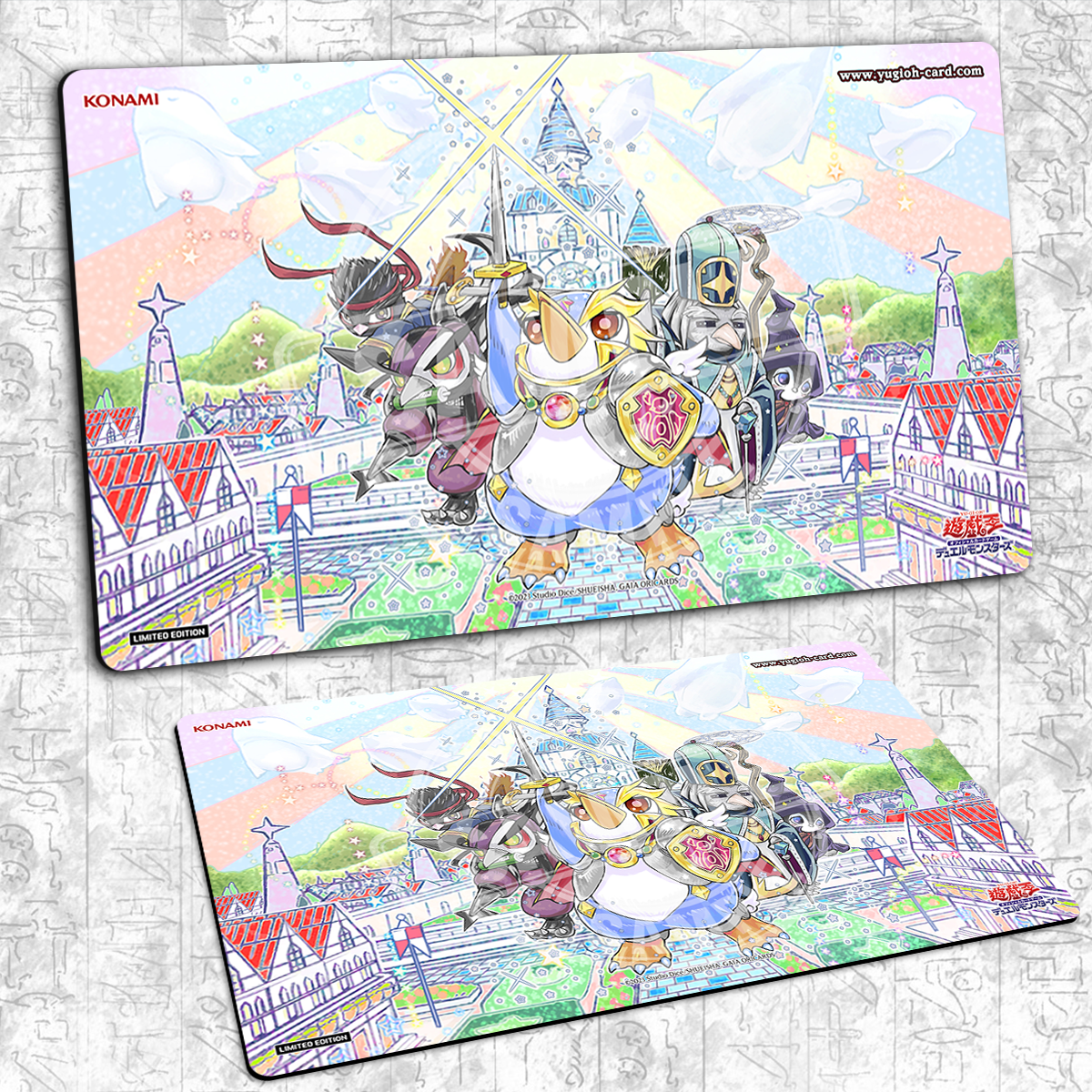 Royal Penguins Garden | Custom Playmat