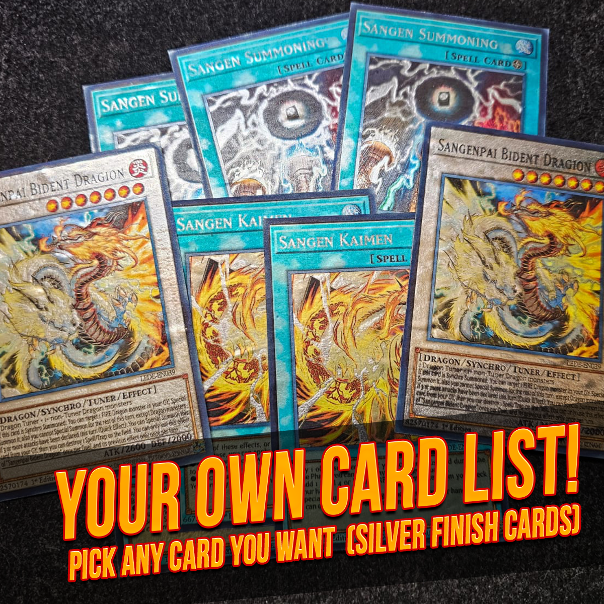 Proxy Cards (Your Own Card List) | Silver/Metallic