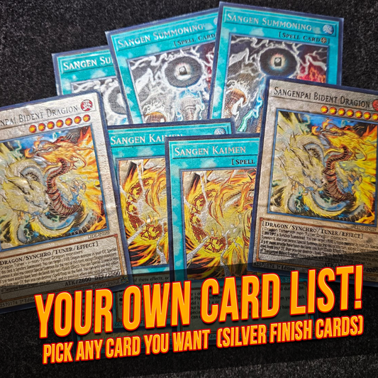 Proxy Cards (Your Own Card List) | Silver/Metallic