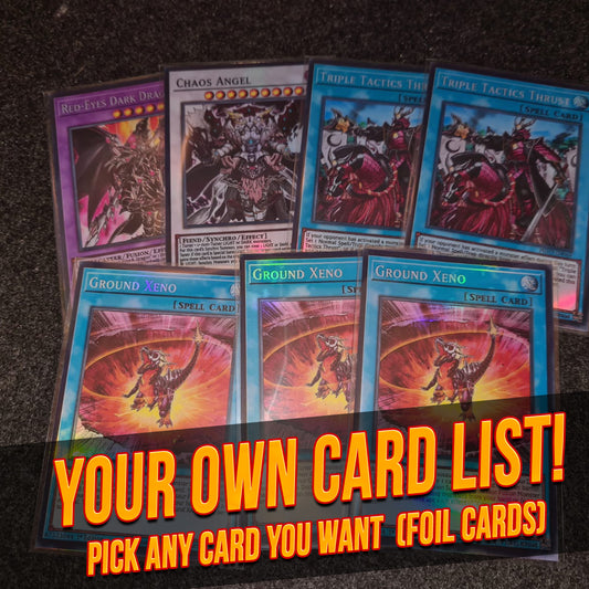 Proxy Cards (Your Own Card List) | Foil