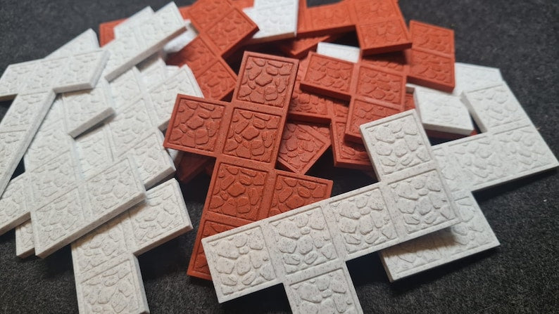 DDM Dungeon Piece Set | 2 Sided View | 3D Printed | Unpainted